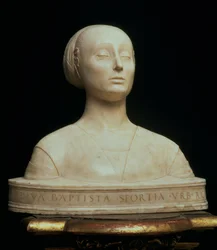 Büste von Battista Sforza, Herzogin von Urbino, ca. 1473